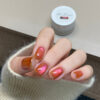 Indian Red Diamond Amber Cat-Eye Gel