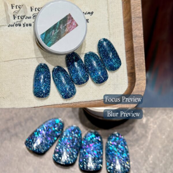 Midnight Navy Shimmer