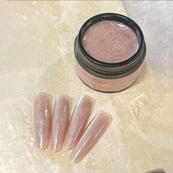 Rose-Toned Nude Brown Gold Shimmer