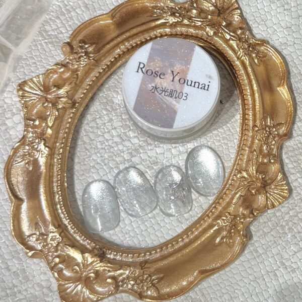 Silvery White Magnetic Cat-Eye Powder