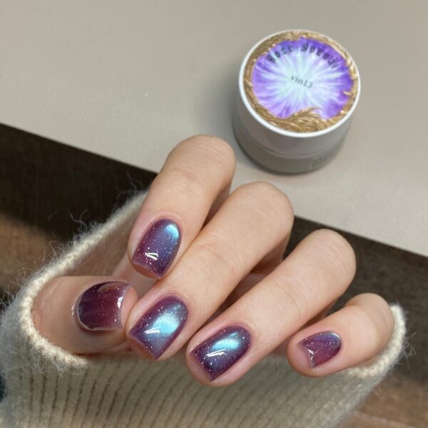 Wine-purple translucent color